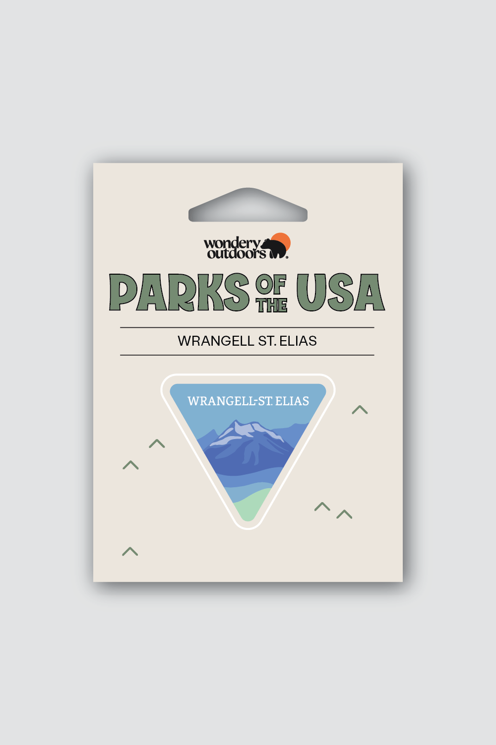 #national park_wrangell st. elias _USA National Parks souvenir sticker gift sets