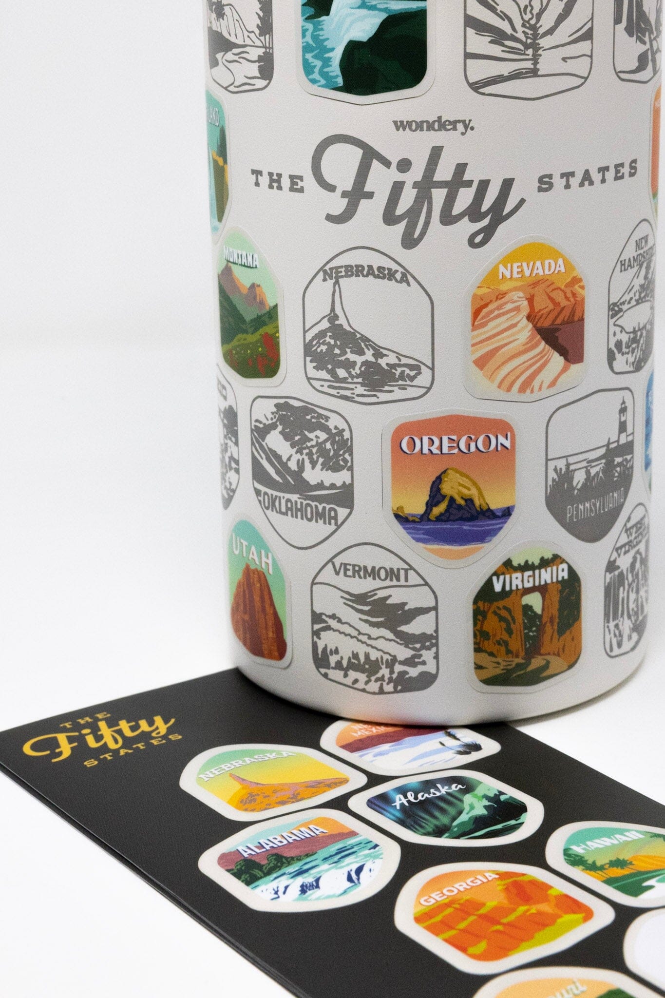 Fifty States Sticker Sheets