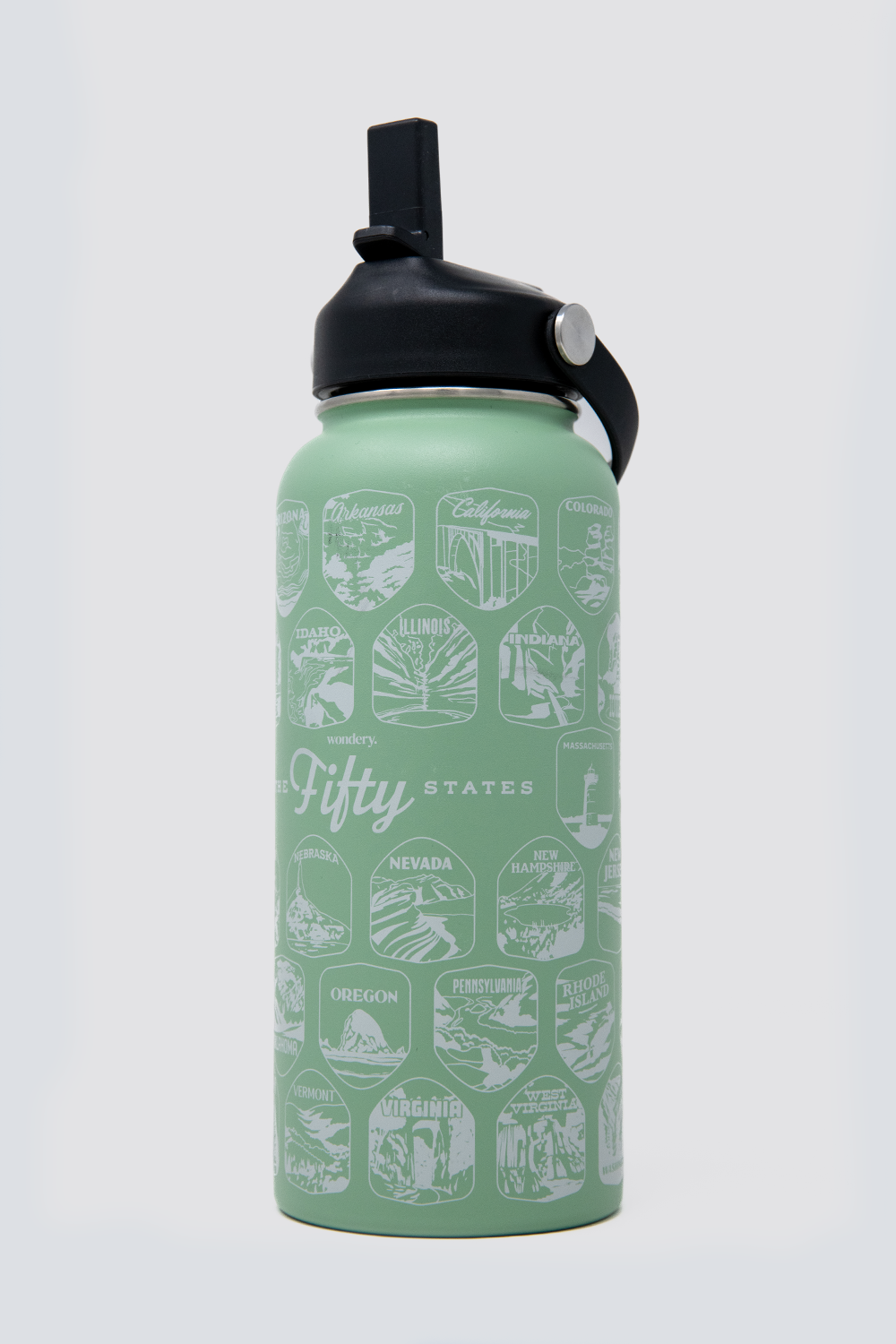 Original National Parks of the USA Bucket List Travel Water Bottle with  Waterproof Stickers and Stra…See more Original National Parks of the USA